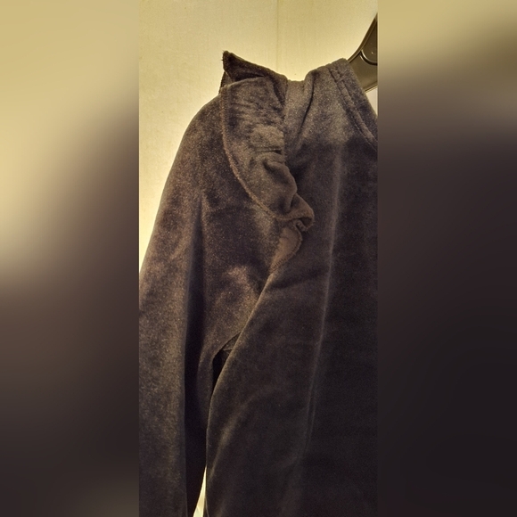 Girls Velour Top w/Riffle Legging Set Cheetah Print 12 months by Pippa & Julie - Picture 2 of 4